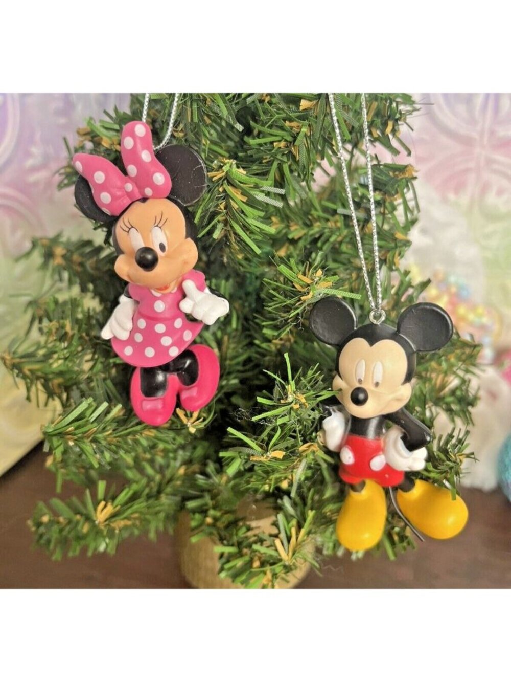 Mickey Mouse & Minnie Christmas Tree Ornament Disney Mickey & Minnie U18